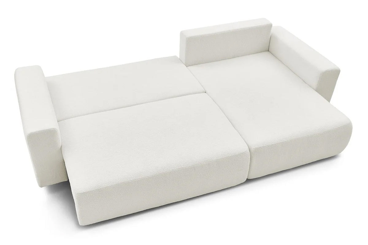 Colțar Extensibil LIVIGNO, cu ladă de depozitare, șezlong interschimbabil, 282x153x95cm - Prestigehome.ro - Canapea - Prestige #color_Alb-Anthology