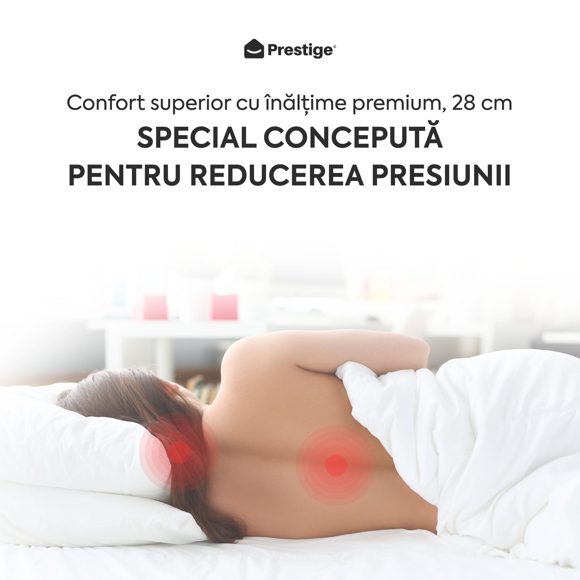 Saltea Ideal Sleep HOTEL SERIES CALIFORNIA LUX MEMORY, Arcuri Bonell, spumă poliuretanică elastică, spumă cu memorie, husă cu aerisire optimă, superortopedică, Grosime 28 cm - Prestige Home