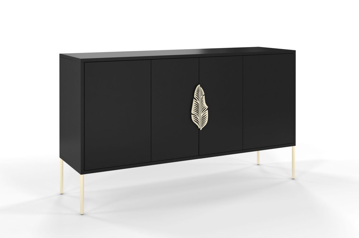 Comoda Ayana, Negru / Auriu Arboteca