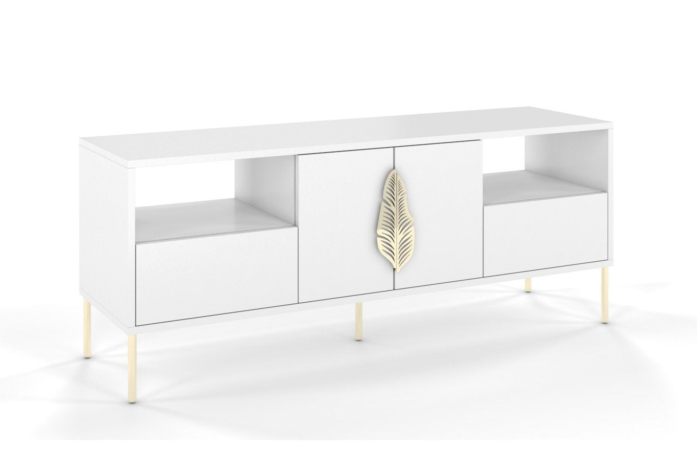 Comoda TV Ayana, Alb / Auriu Arboteca