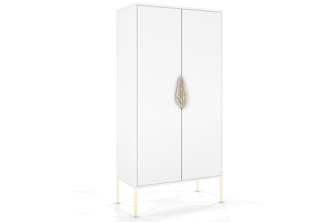 Comoda inalta Ayana, Alb / Auriu Arboteca