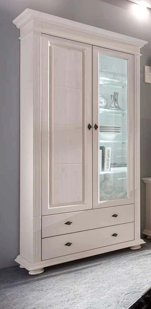 Vitrina Amelie 98x38x200, Alb Arboteca