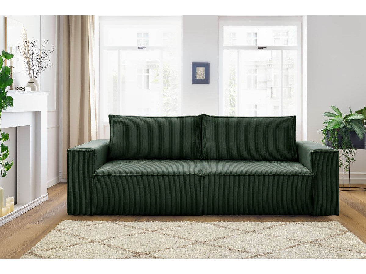 Canapea Extensibila 3 locuri Cloud, cu lada de depozitare, 240x87x85 cm - Prestigehome.ro - Canapea - Prestige - #color_Verde-Fjord