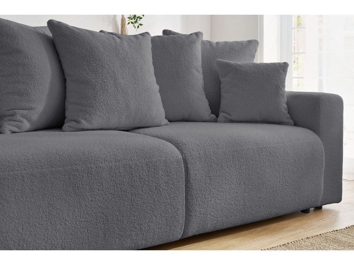 Canapea Extensibilă 3 locuri LIVIGNO, cu ladă de depozitare, 235x93x100 cm Prestige Home