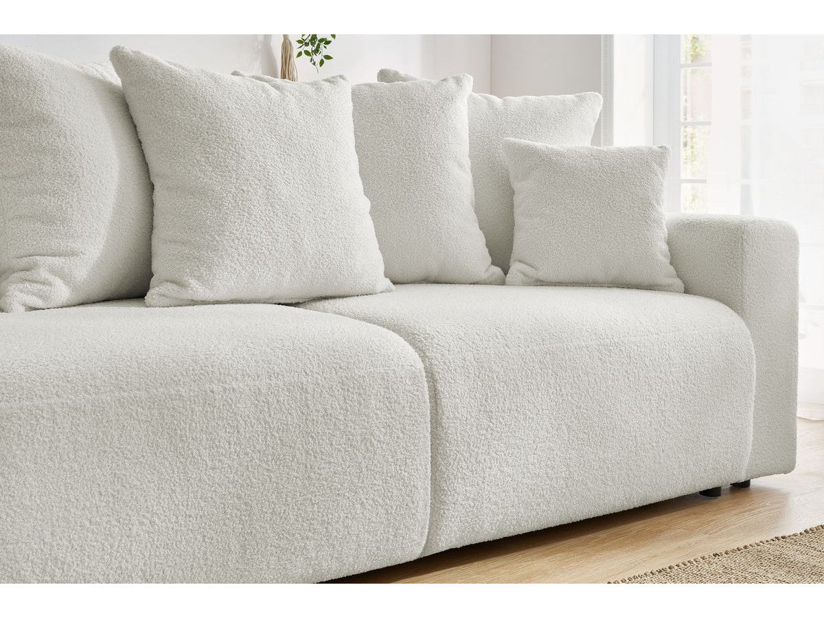 Canapea Extensibilă 3 locuri LIVIGNO, cu ladă de depozitare, 235x93x100 cm Prestige Home