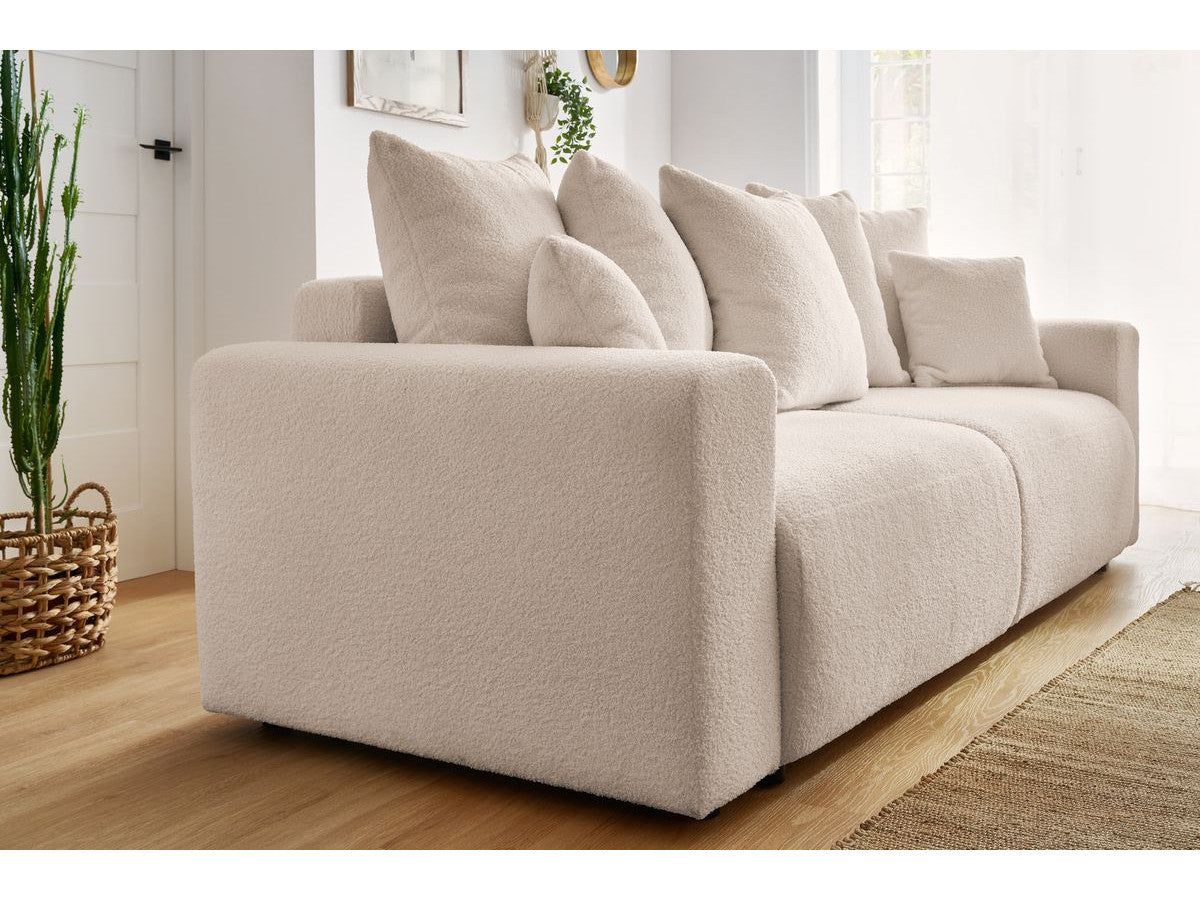 Canapea Extensibilă 3 locuri LIVIGNO, cu ladă de depozitare, 235x93x100 cm Prestige Home
