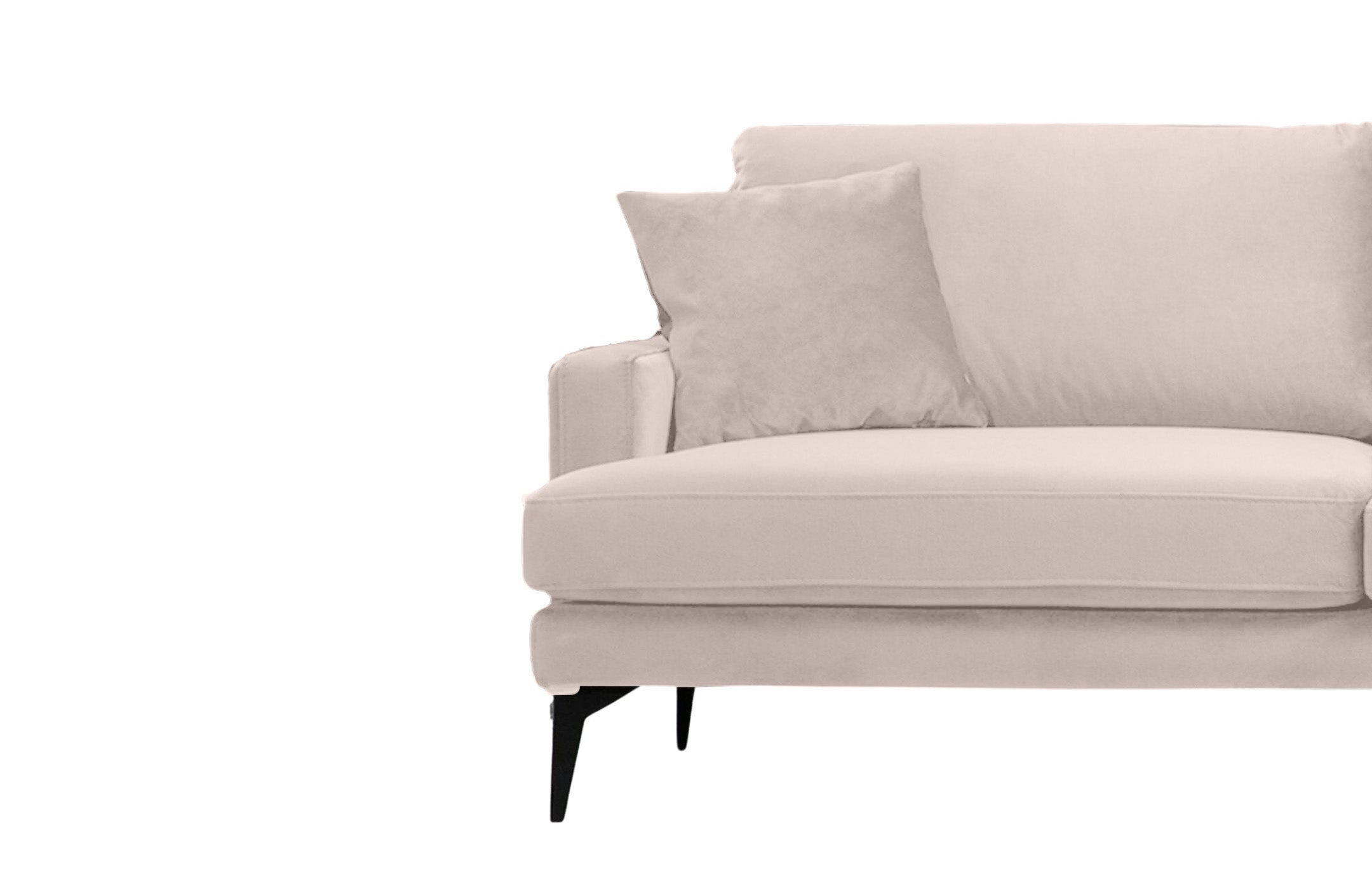 Canapea Fixă AZURRO, 3 locuri, 205x90x85 cm - Prestigehome.ro - Canapea - Prestige #color_Velutto-Bej