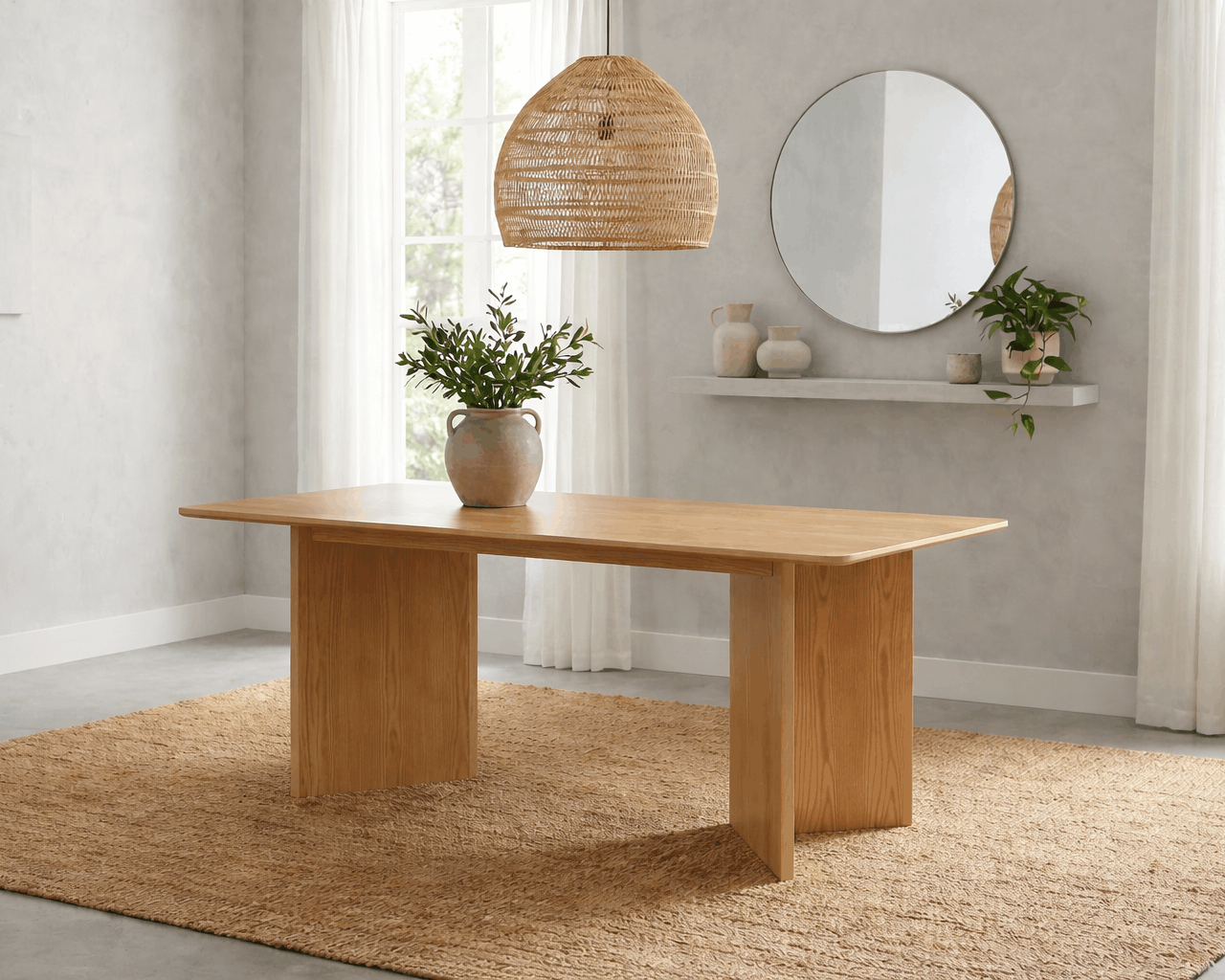 Masă MDF Charlotte, 180 cm Arboteca