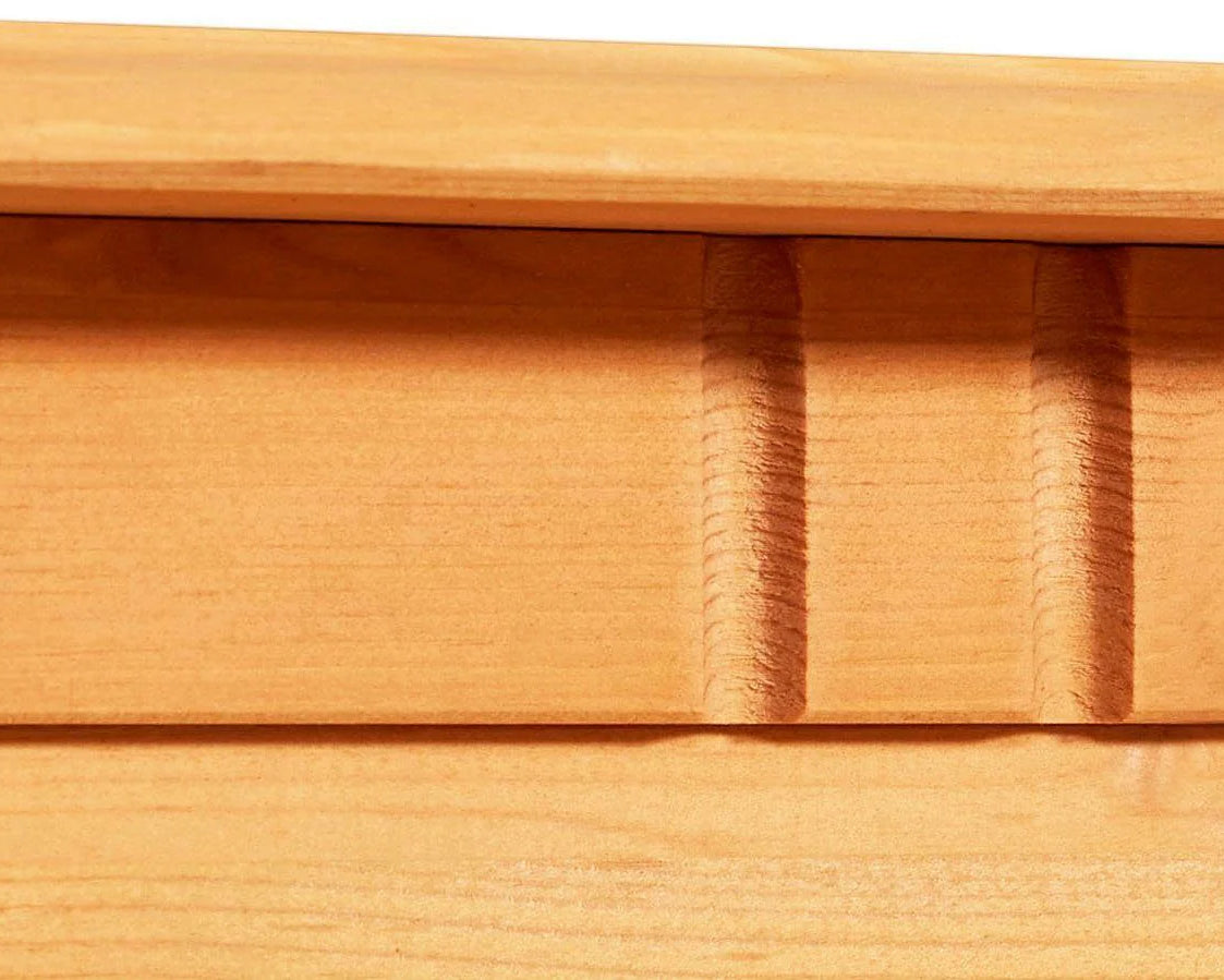 Comoda TV Lisa, din lemn masiv de pin natur, latime 175 cm Arboteca