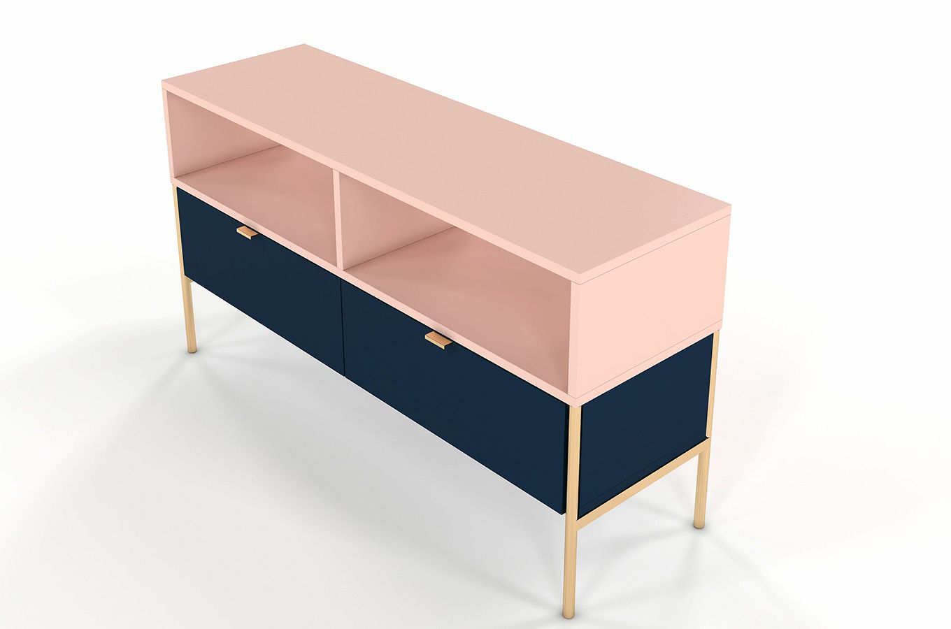 Comoda TV Elegance, Navy blue Arboteca