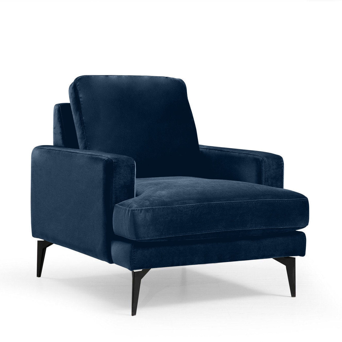 Fotoliu AZURRO, 80x90x85 cm- Prestigehome.ro - Fotoliu- Prestige - #Color_Velutto-Albastru