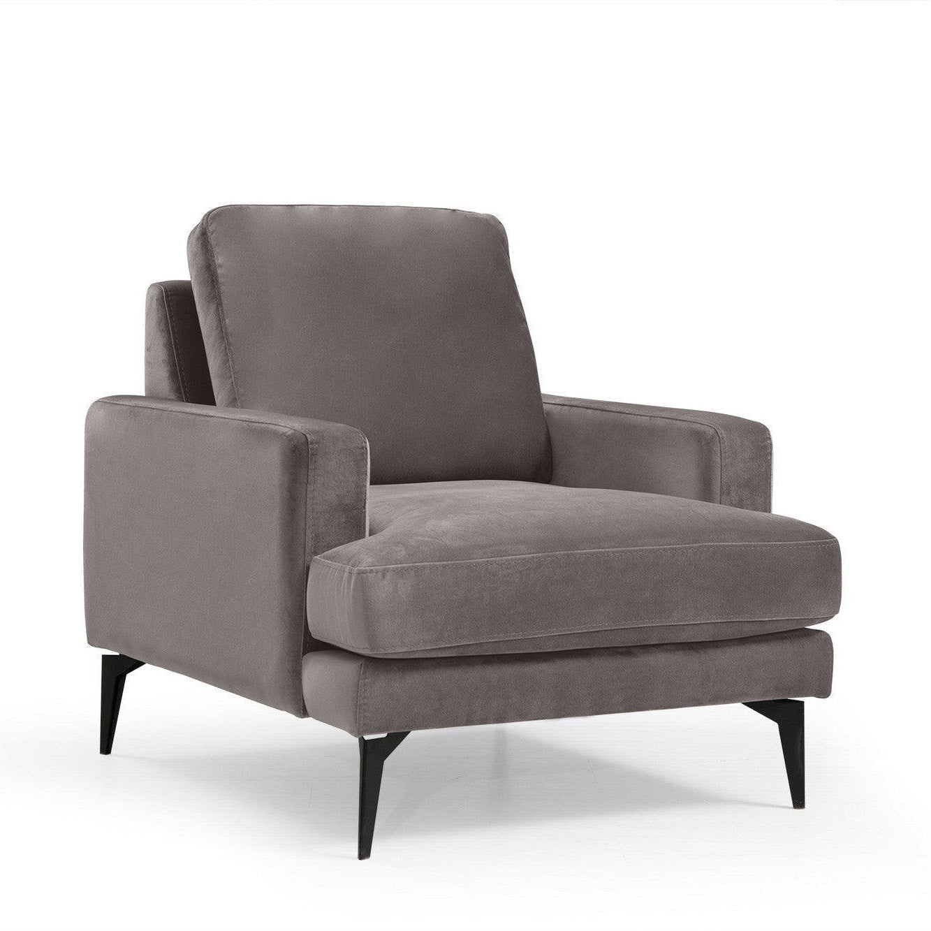 Fotoliu AZURRO, 80x90x85 cm- Prestigehome.ro - Fotoliu- Prestige - #Color_Velutto-Gri