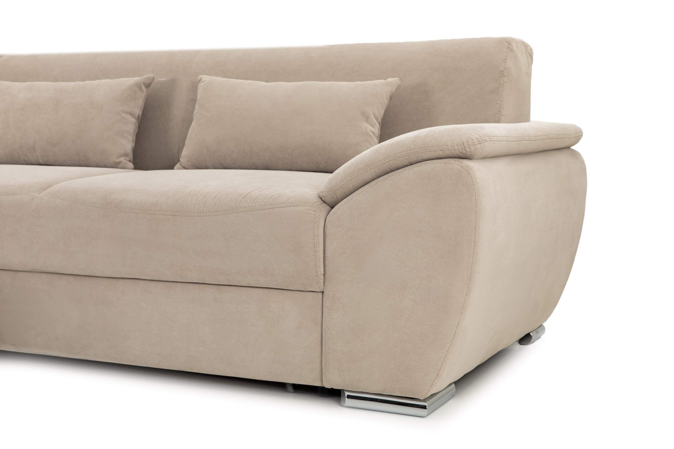 Colțar Extensibil PICASSO, cu ladă de depozitare, variante stânga/dreapta 300x170x80 cm #color_Bej-Enjoy