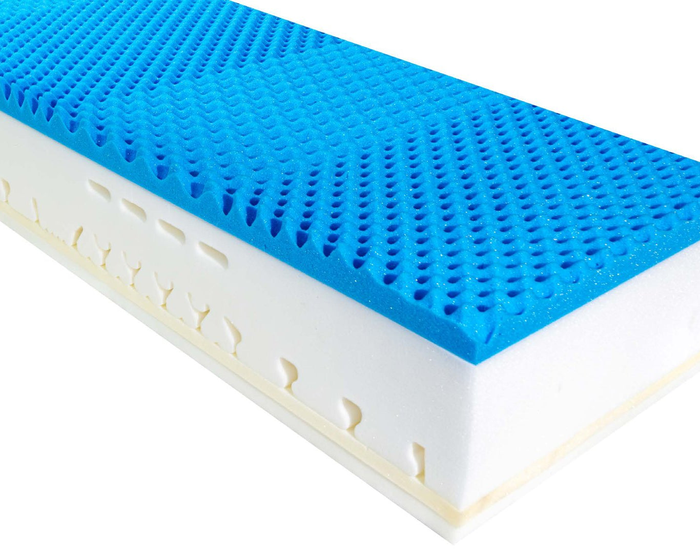 Saltea memory foam Luxury Golden, 7 zone, 4 straturi, husă detașabilă cu 3 borduri, 28 cm Golden Dreams