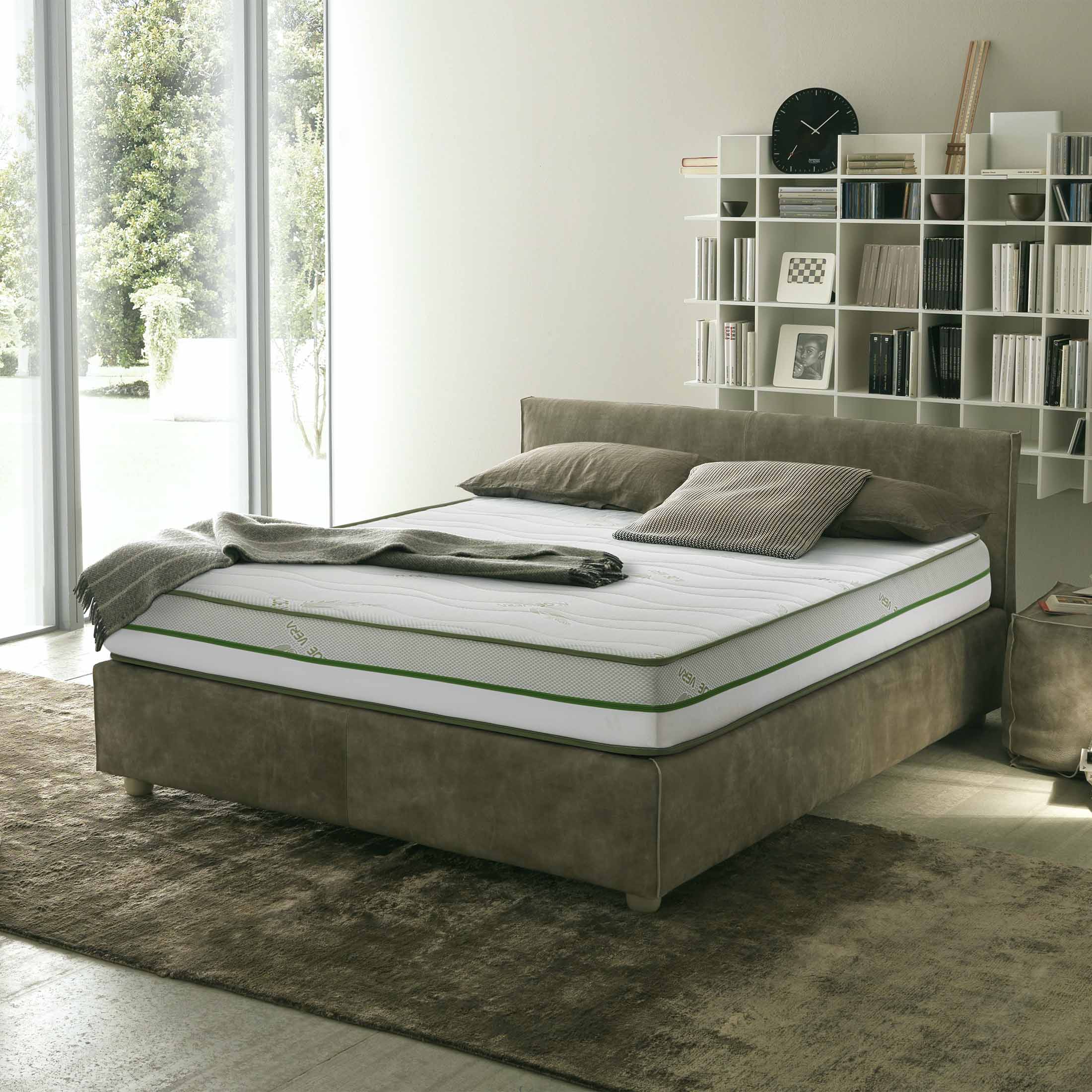 Pachet Pat + Saltea 160x200 Premium Double Arboteca