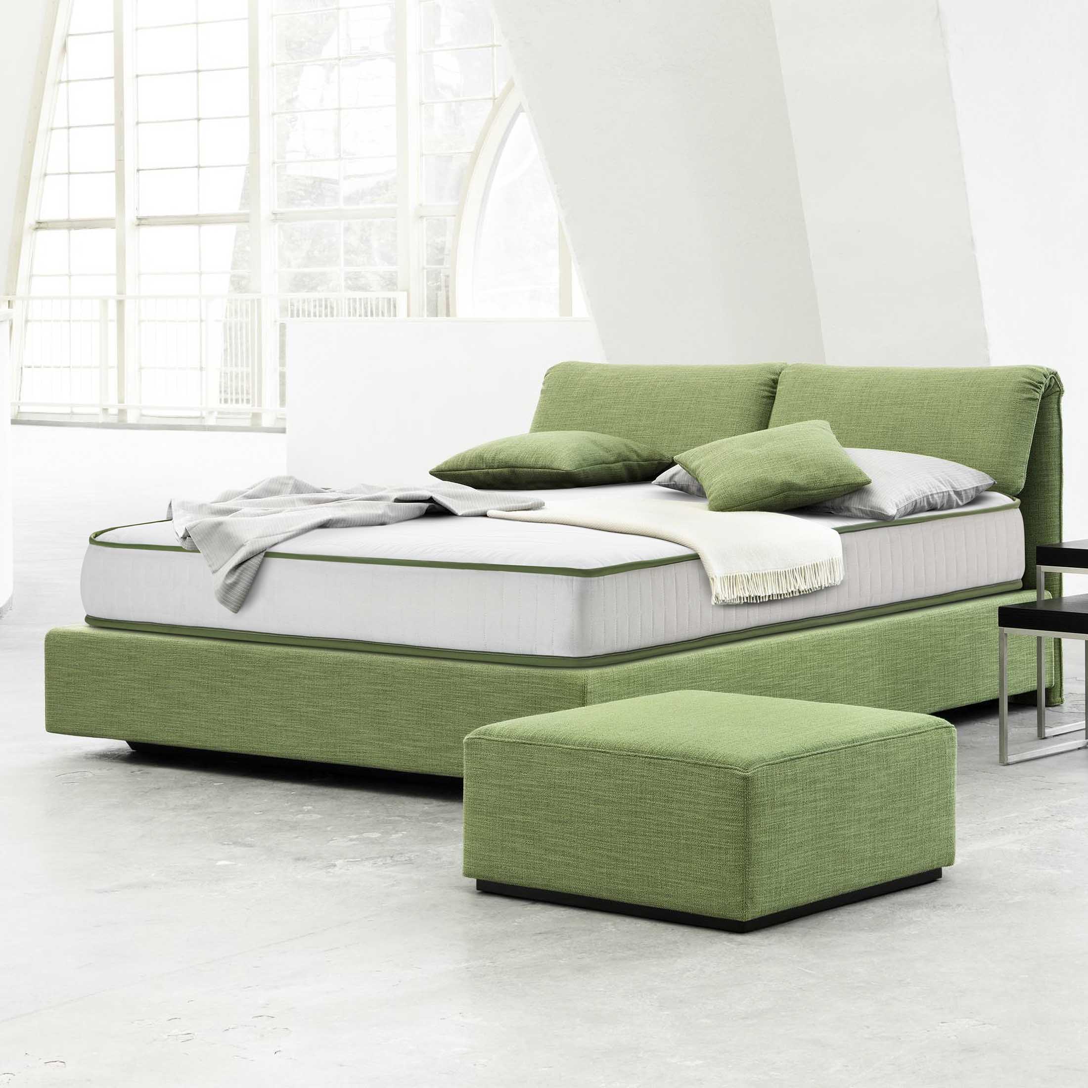 Saltea FLEX SAPPHIRE BIO MEMORY 14+5, spumă poliuretanică elastică, spumă cu memorie, husă cu efect antialergic, superortopedică, Grosime 21 cm - Prestige Home