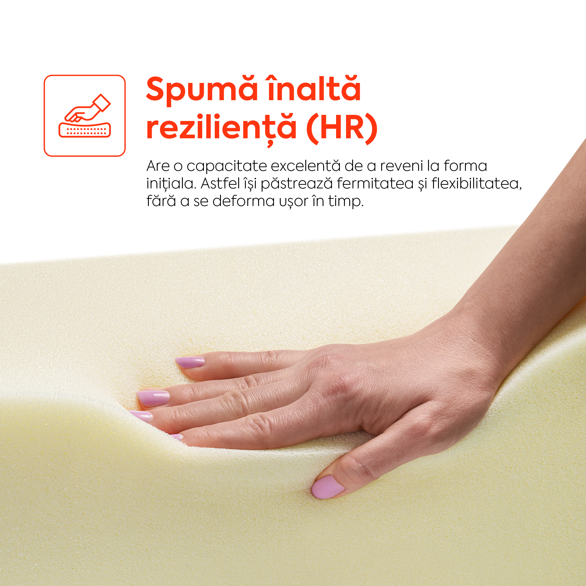 Saltea WAVE MULTILAYER, spumă cu memorie, spumă reziliență mare, husă hipoalergenică detașabilă și lavabilă, superortopedică, grosime 20 cm-Saltele-Prestige-80x190-Prestige Home