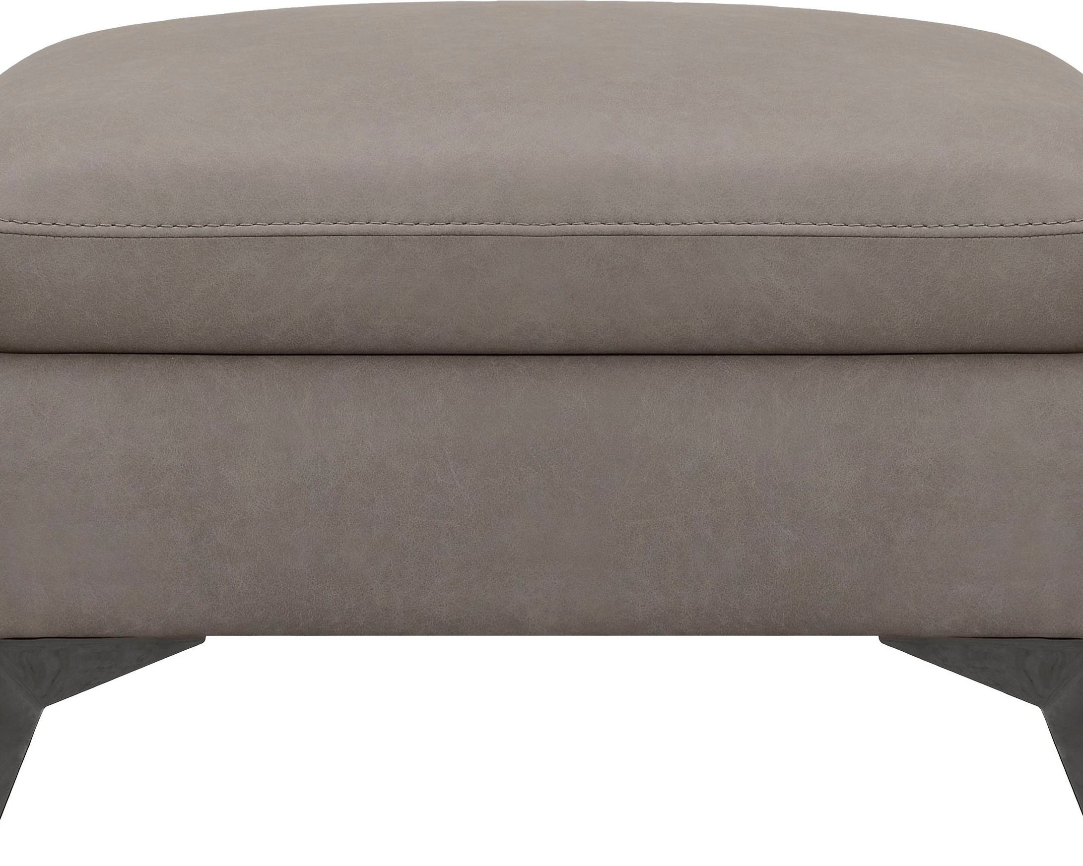 Taburet Theron 61 cm, imitație de piele, picioare metalice Arboteca