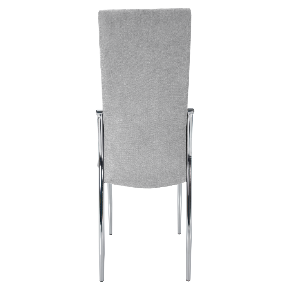 Scaun KOZANI 2, țesătură gri/metal, 46x56x99 cm Kondela