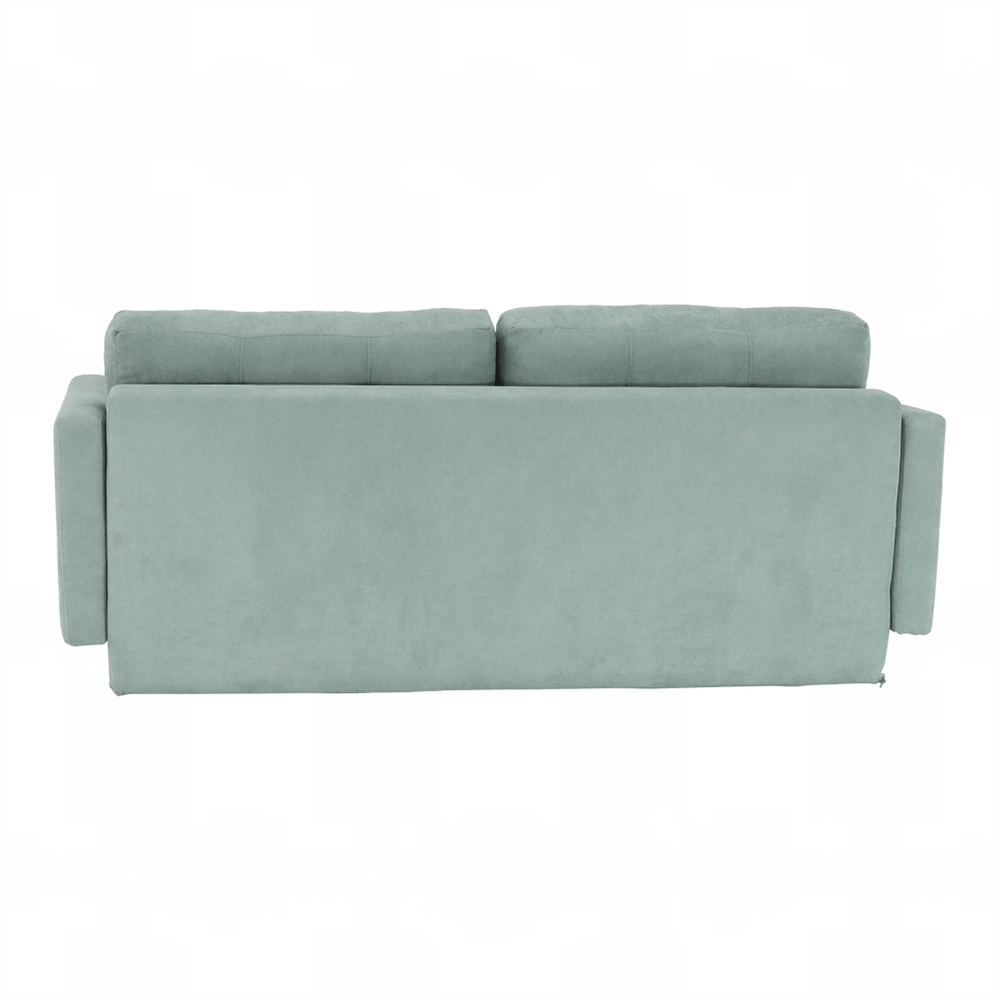 Canapea extensibilă, verde mentă textil Queens, AURELIA Kondela