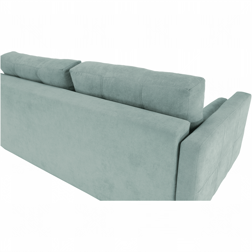 Canapea extensibilă, verde mentă textil Queens, AURELIA Kondela