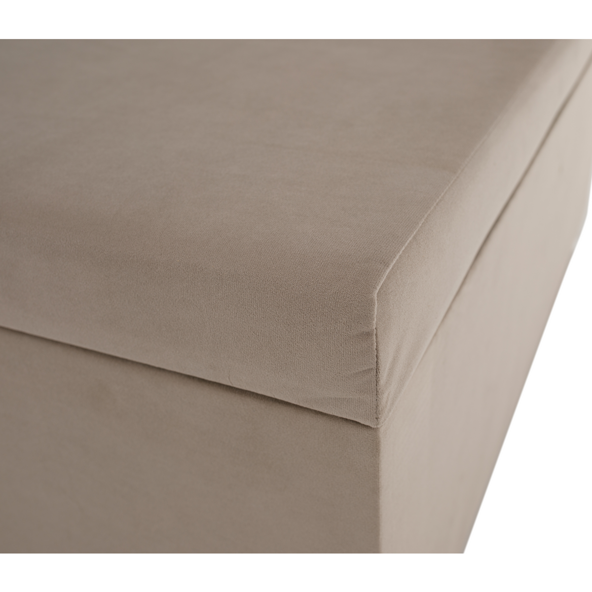Canapea extensibilă cu spațiu de depozitare DIJON UNI, bej-gri, 93x204x75 cm Kondela