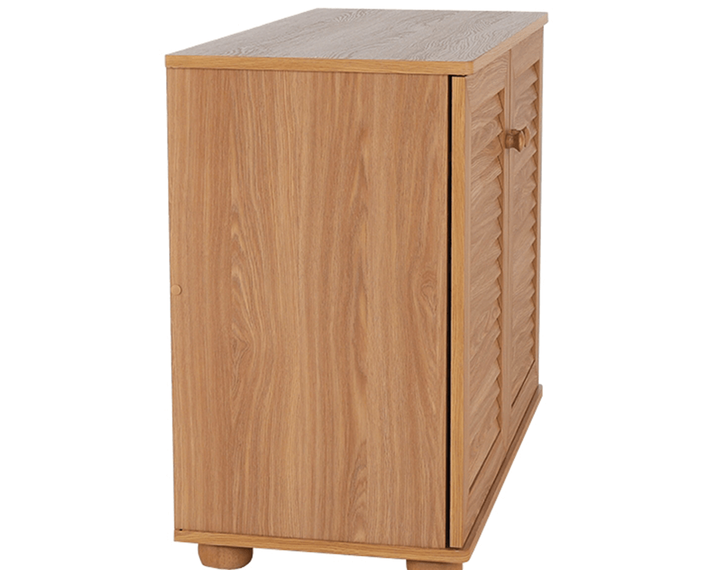 Pantofar, MDF laminat, natural, FP 01, 75x36.8x65.1 cm Kondela