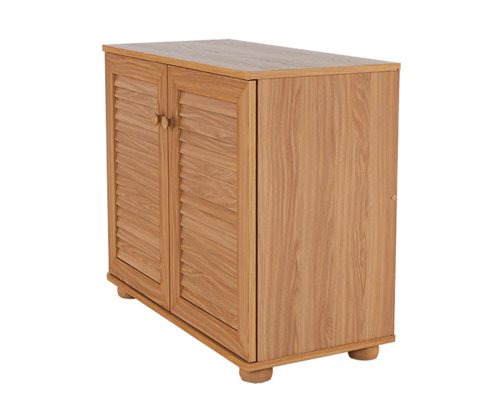 Pantofar, MDF laminat, natural, FP 01, 75x36.8x65.1 cm Kondela