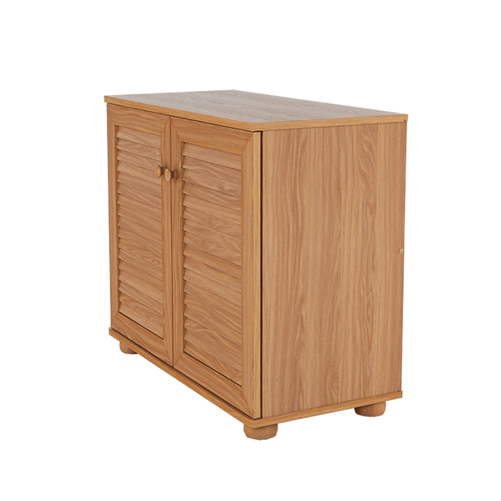 Pantofar, MDF laminat, natural, FP 01, 75x36.8x65.1 cm Kondela