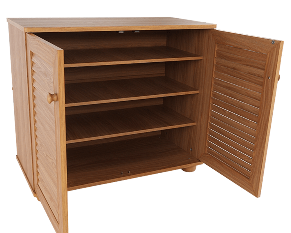 Pantofar, MDF laminat, natural, FP 01, 75x36.8x65.1 cm Kondela