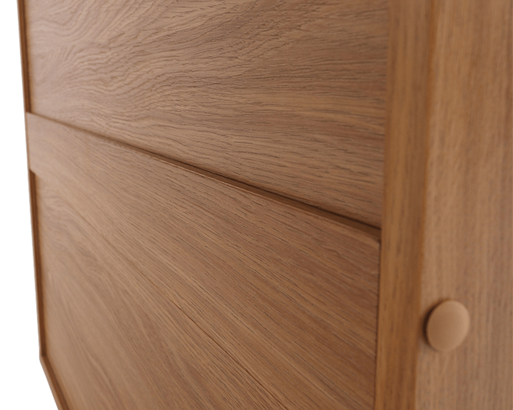 Pantofar, MDF laminat, natural, FP 01, 75x36.8x65.1 cm Kondela