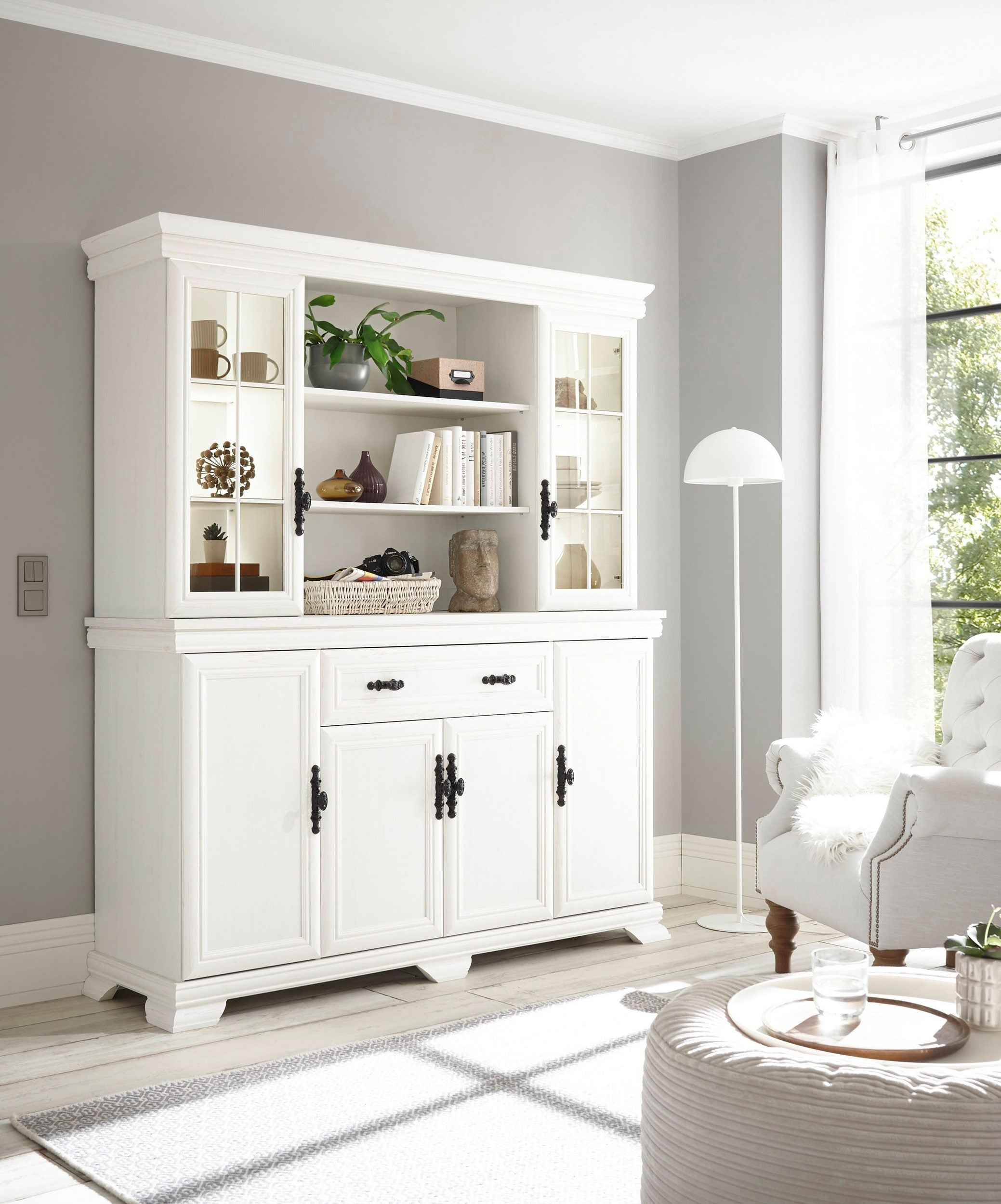 Bufet Royal, Alb, 168 cm Arboteca