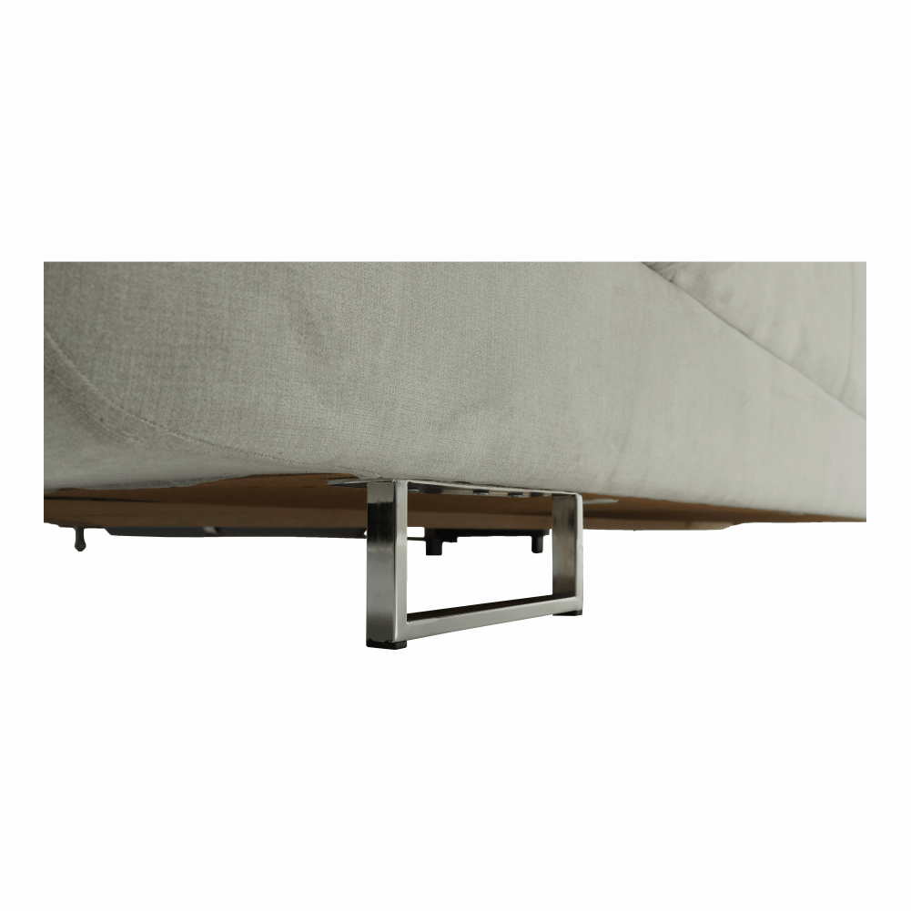 Set canapea cu spațiu de depozitare COMO, gri deschis, pe dreapta, 275x225x71 cm Kondela