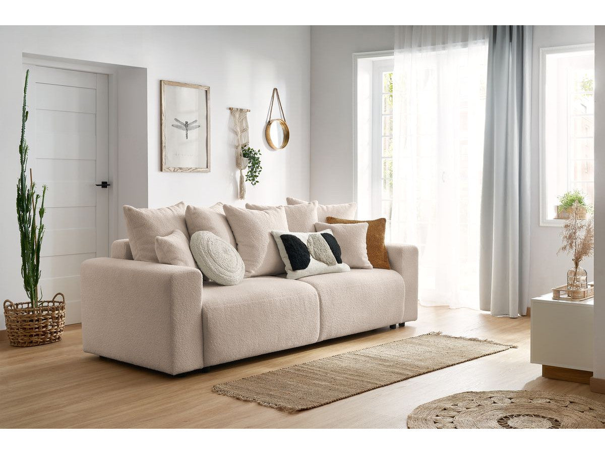 Canapea Extensibilă 3 locuri LIVIGNO, cu ladă de depozitare, 235x93x100 cm Prestige Home