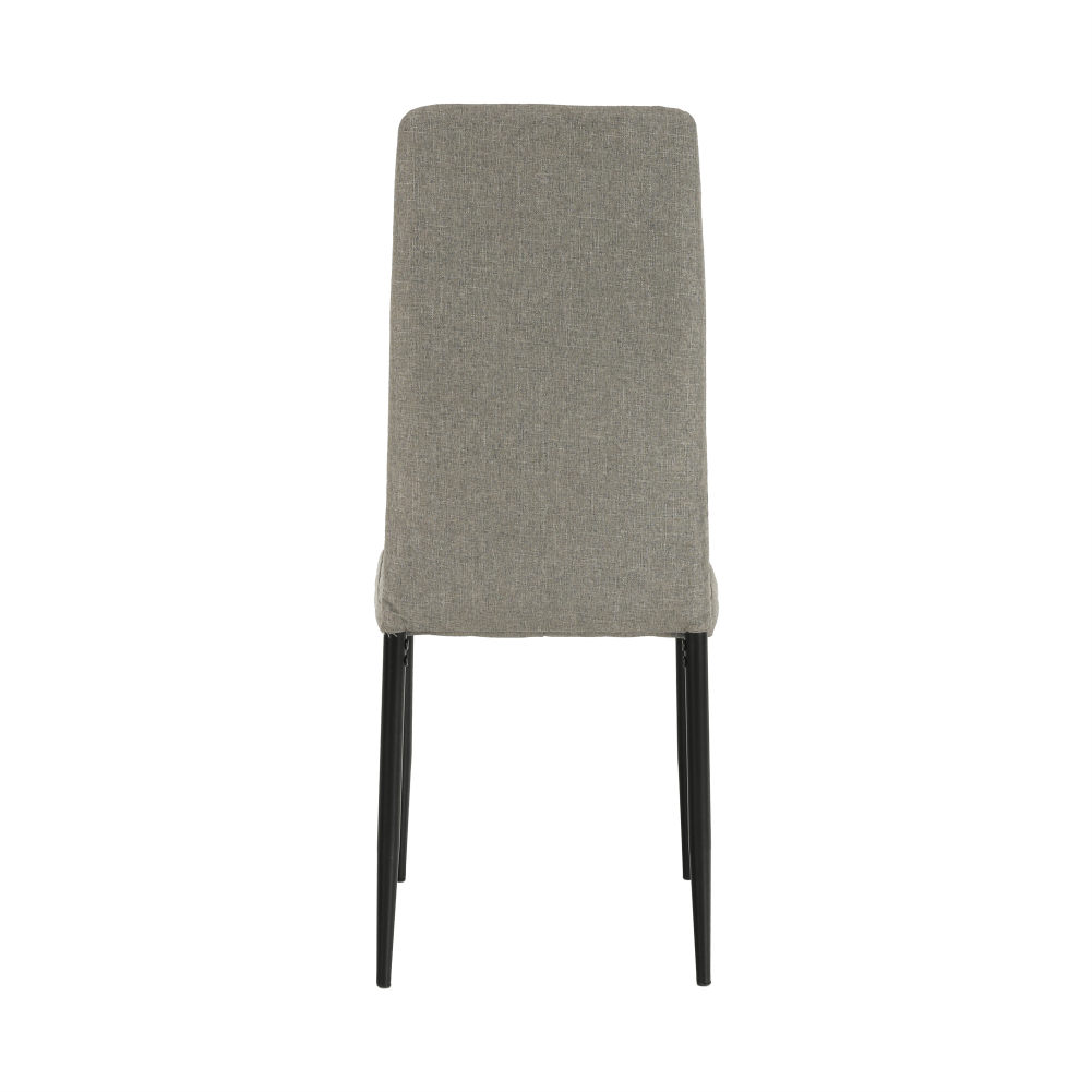 Scaun SAPRI, textil maro/metal negru, 41x49x96 cm Kondela