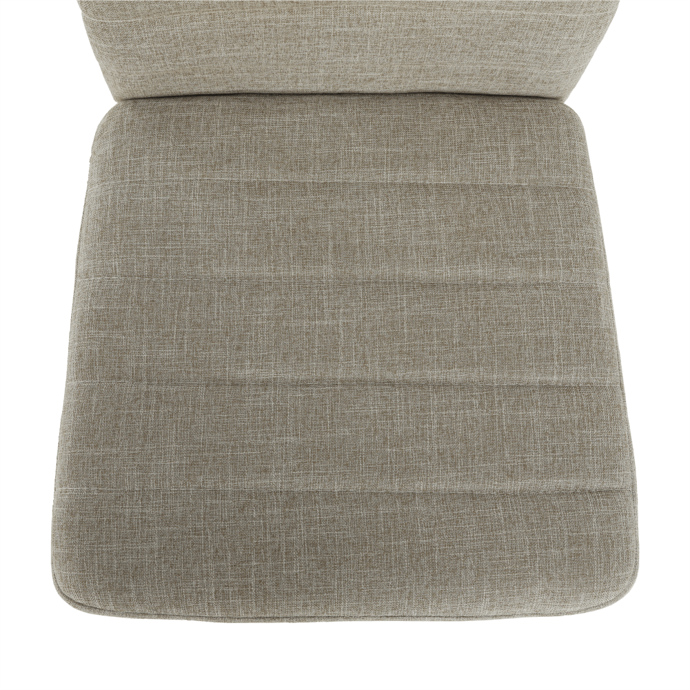 Scaun, material textil bej/cadru metalic fag, COLETA NOVA Kondela