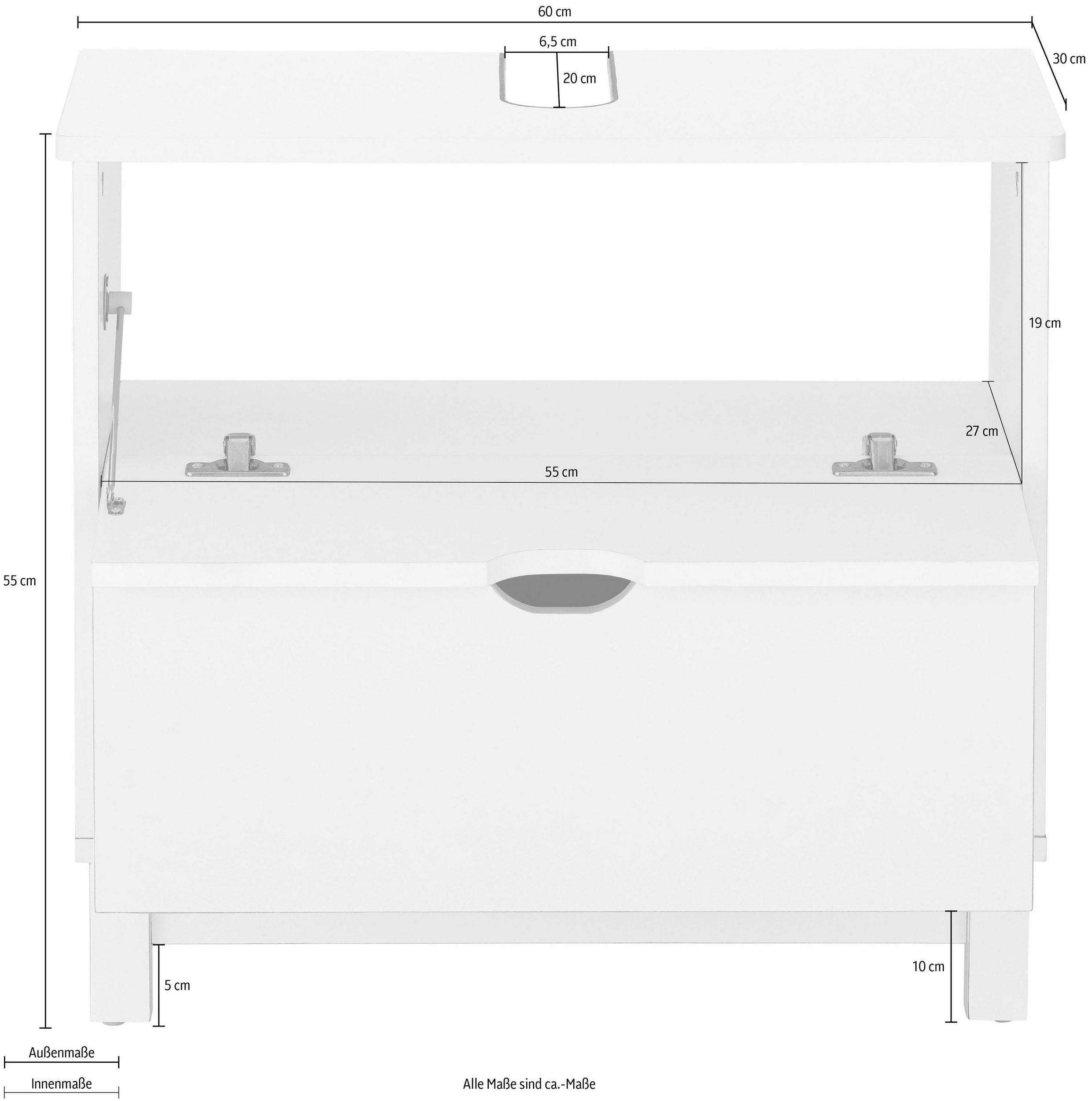 Comoda pentru chiuveta Posta, 60 cm Arboteca