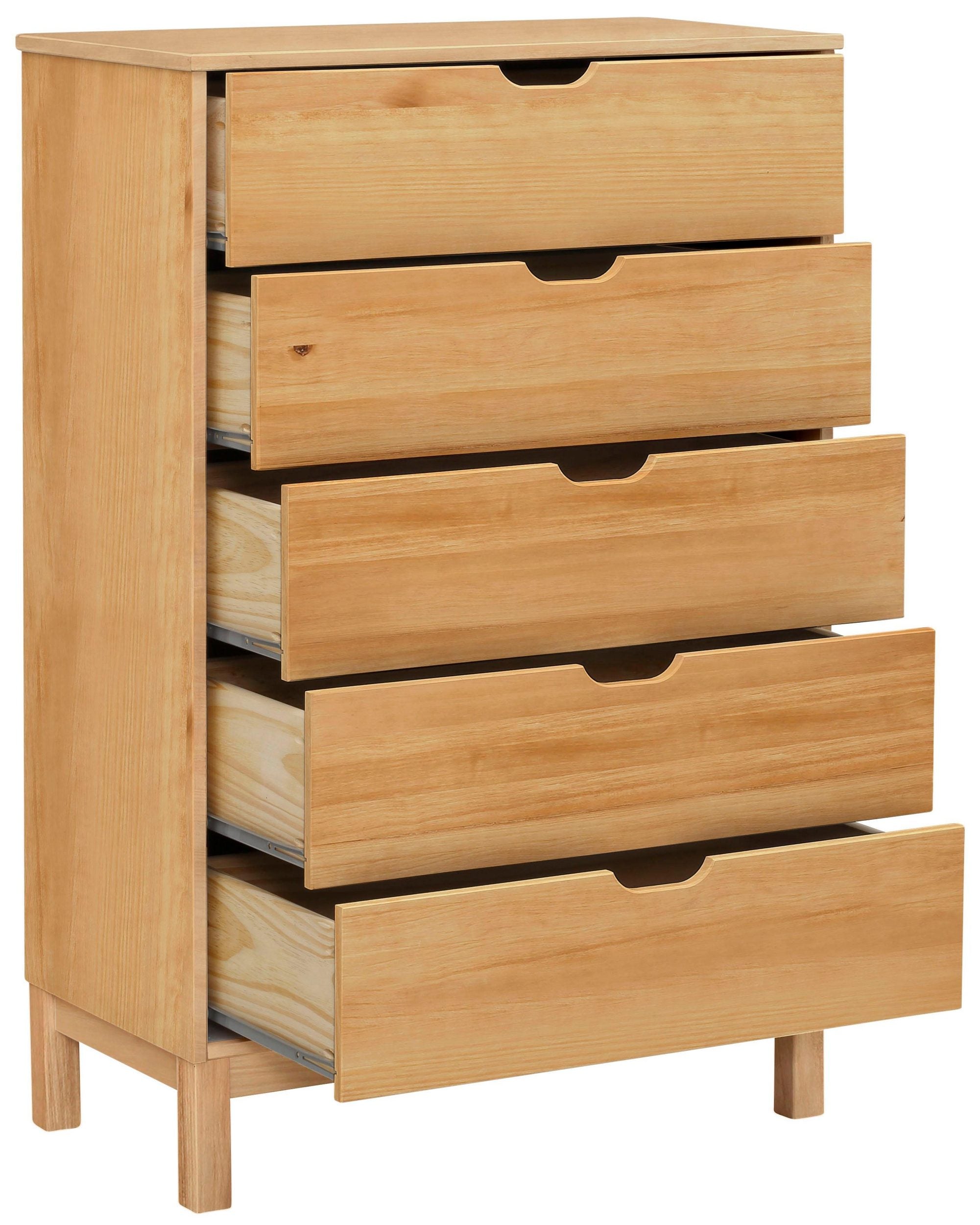Comoda Post cu sertare , lemn masiv , 76 cm Arboteca