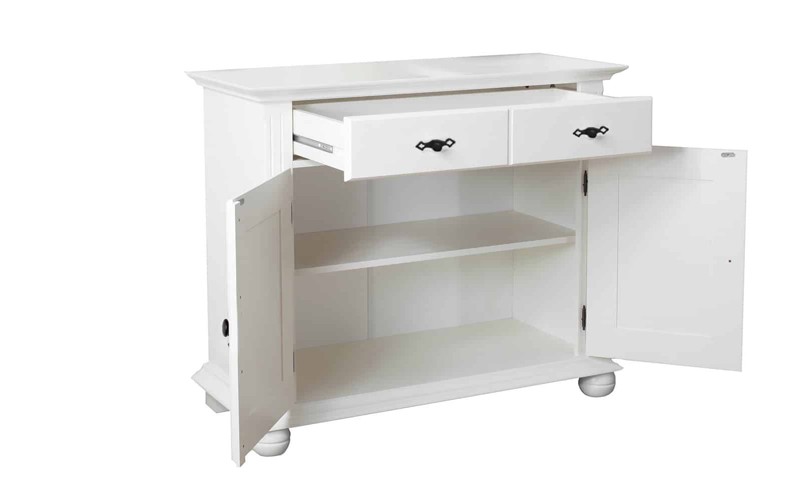 Comoda cu doua usi din lemn masiv Sandra Arboteca