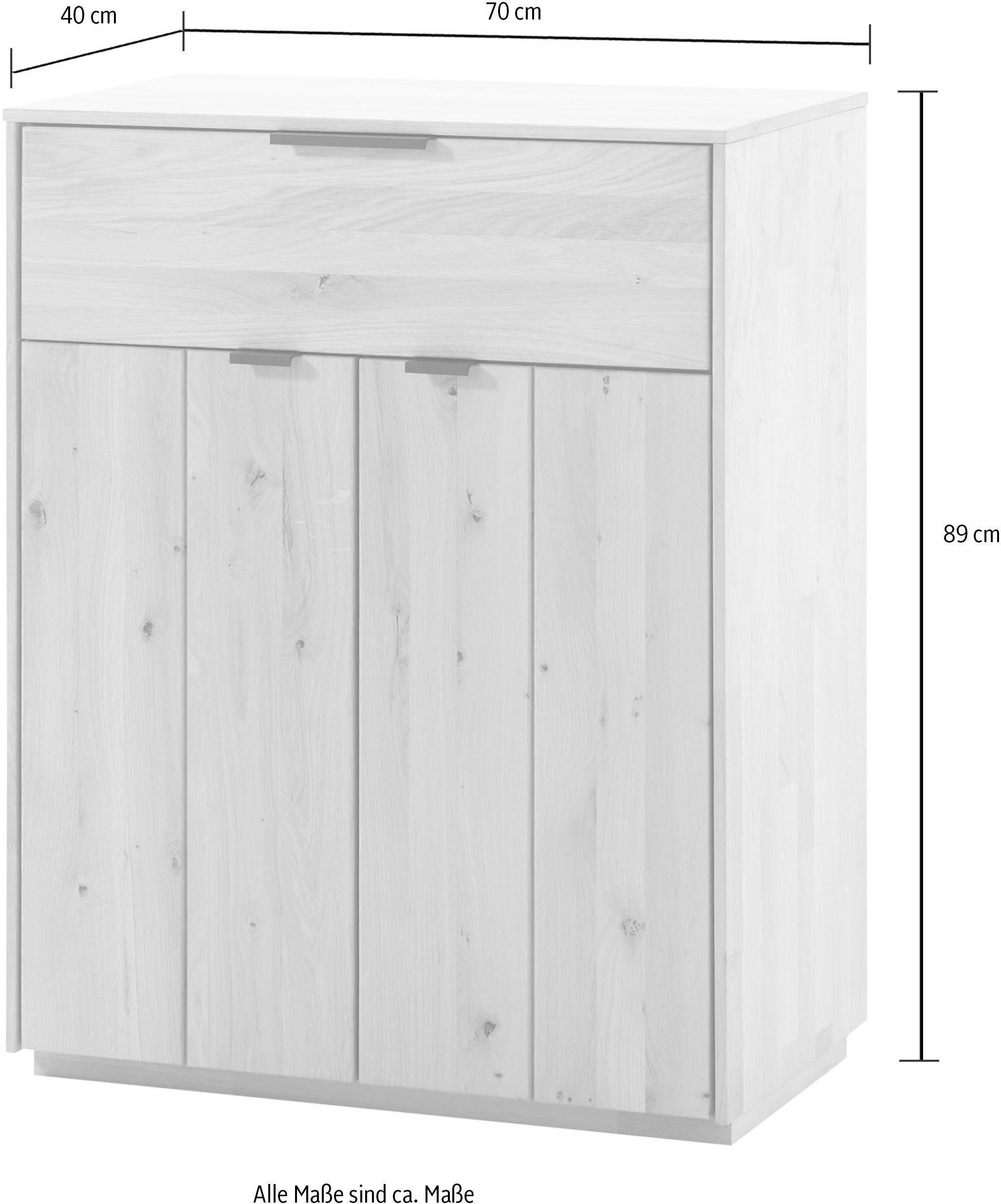 Comoda de pantofi Quadratto, lemn masiv 89 cm Arboteca