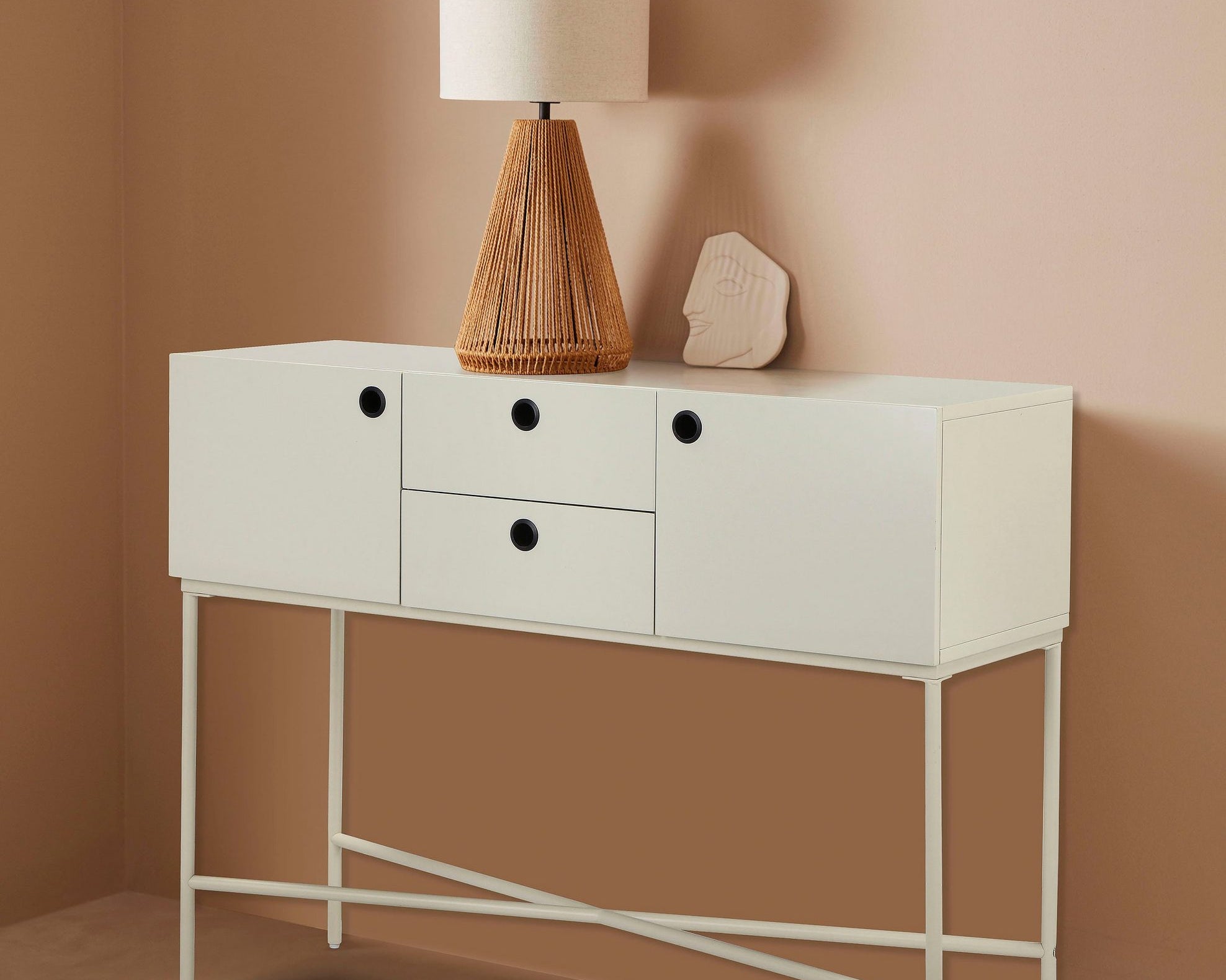 Consolă Mariella, creme, 120 cm Arboteca