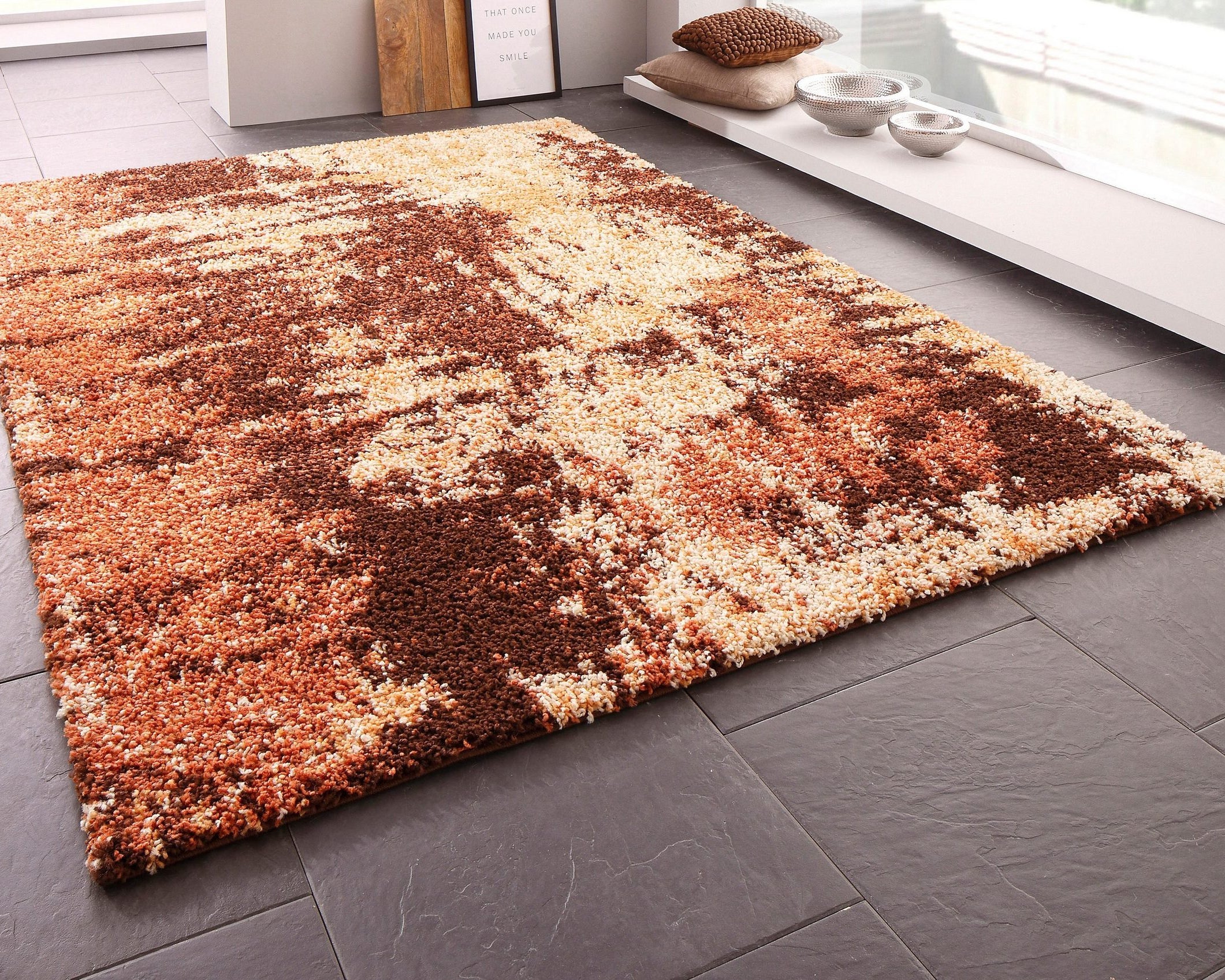 Covor Hannes, spate din iută, terra, 300 x 400 cm Arboteca