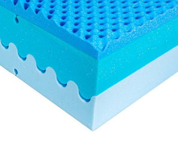 Saltea memory foam Diamond Blue, 7 zone de confort, husă detașabilă, 26 cm Golden Dreams
