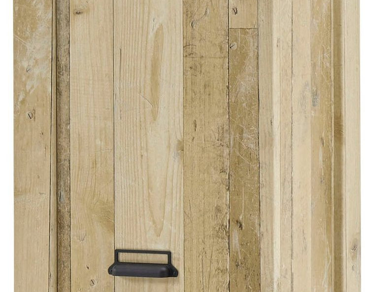 Dulap de depozitare Sherwood 51 × 201 cm, decor lemn rustic, soft-close Arboteca