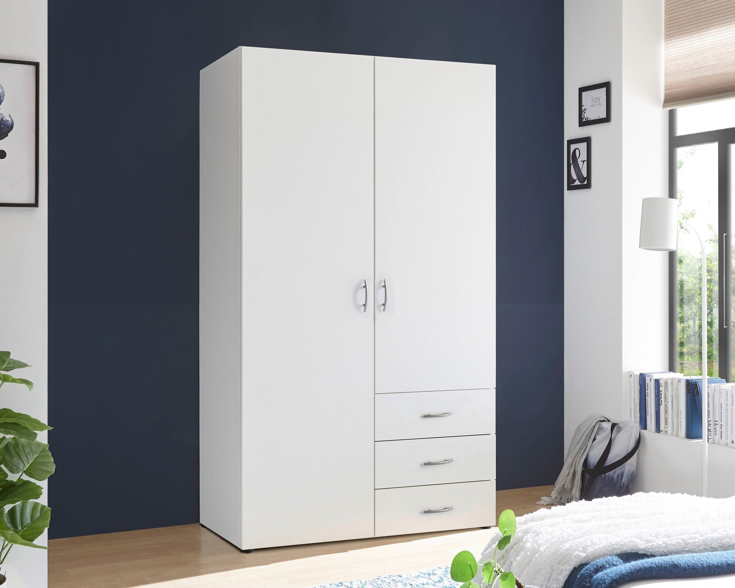 Dulap Harry, Alb, 101 cm latime Arboteca