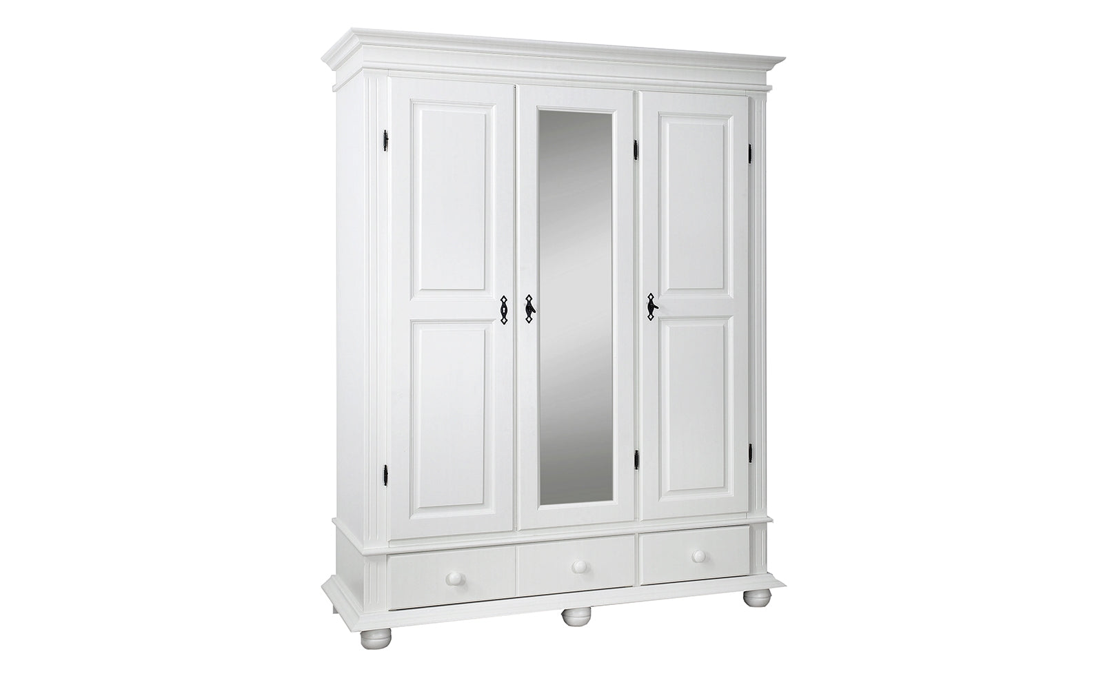 Dulap cu trei usi din lemn masiv Sandra Arboteca