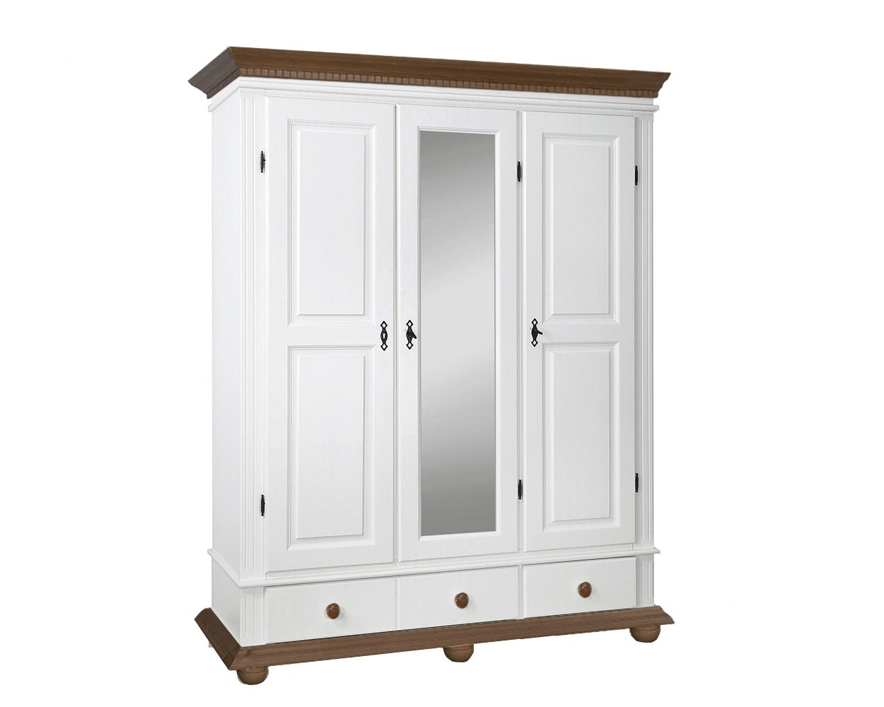 Dulap din lemn masiv cu trei usi Bavaria Arboteca