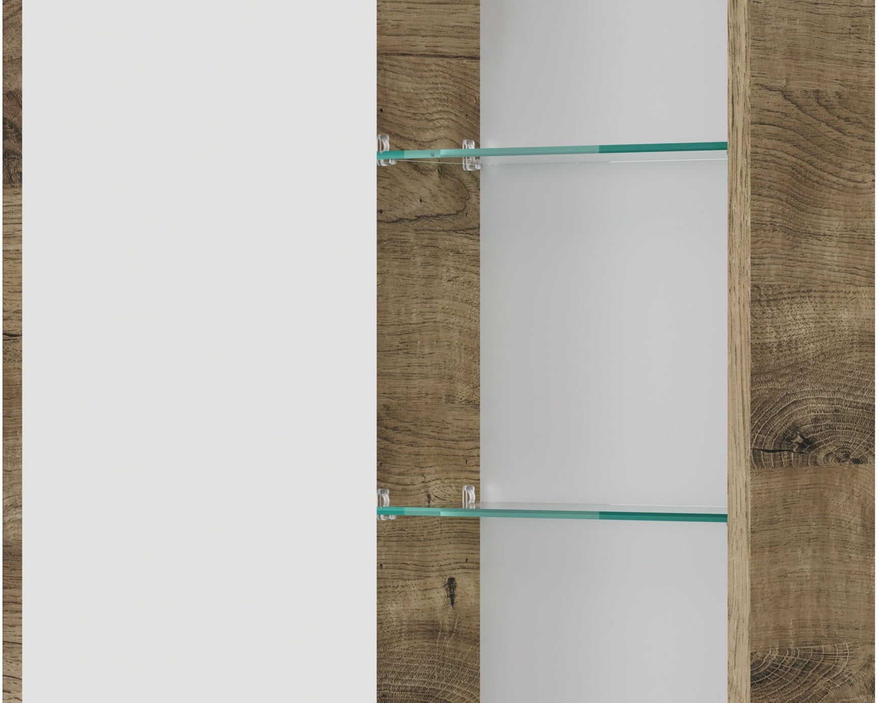 Dulap suspendat de baie Safir din PAL anti-umiditate, 70 cm inaltime Arboteca