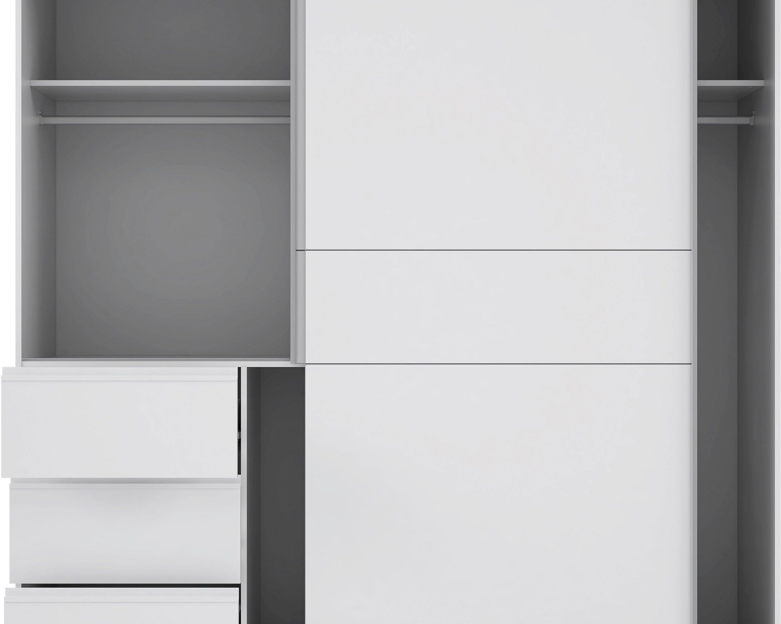 Dulap cu uși glisante Winn, PAL, 200×61×201 cm Arboteca