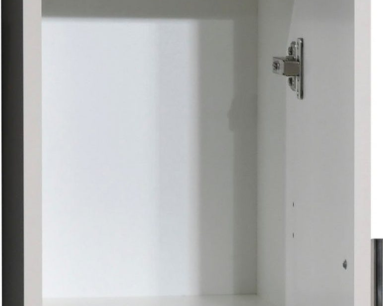 Dulapior suspendat Piano, depozitare verticala, Bej lucios Arboteca